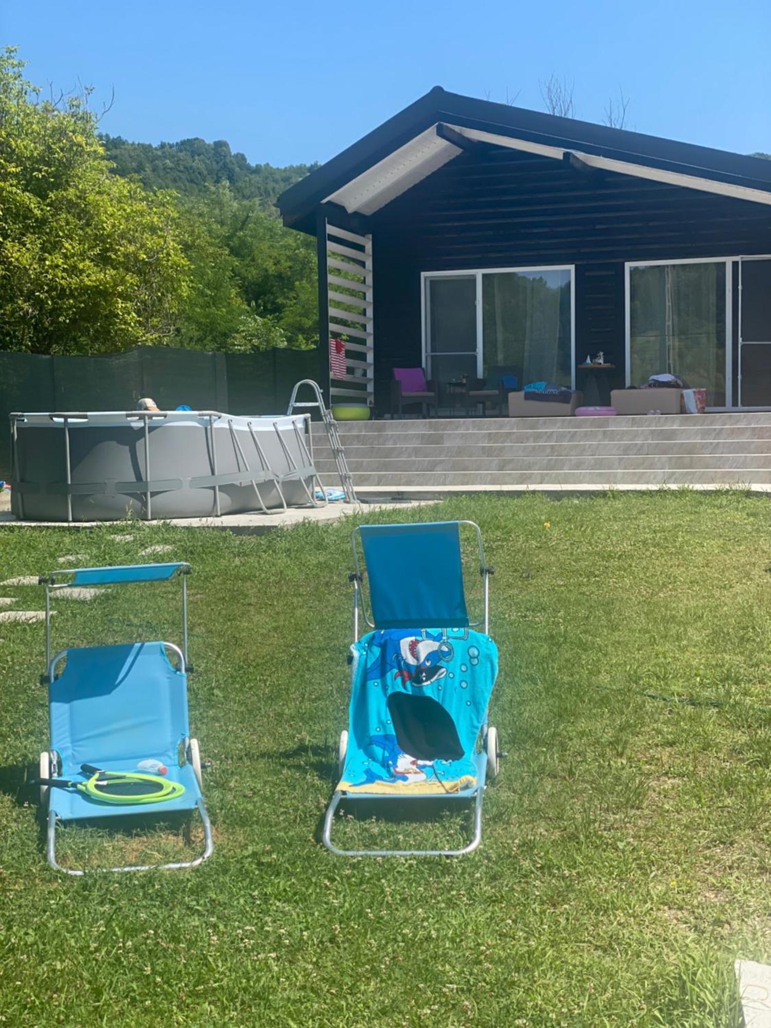 Cabana Evay Ocnele Mari Bagian luar foto